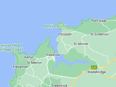 Wadebridge, Cornwall map
