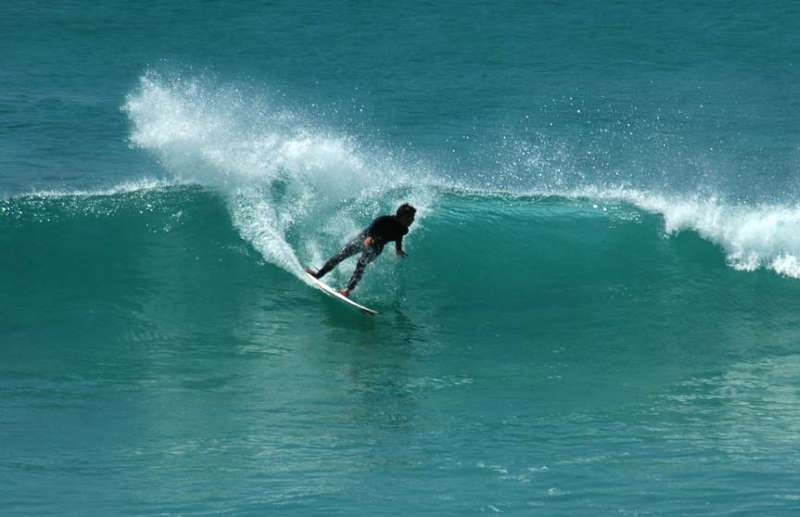 Surfing at Porthmeor Beach - St Ives